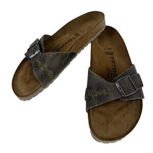 Tatami Birkenstock Womens Brown Slides Slip On Sandals Sz 39 8.5 Leather Sandal